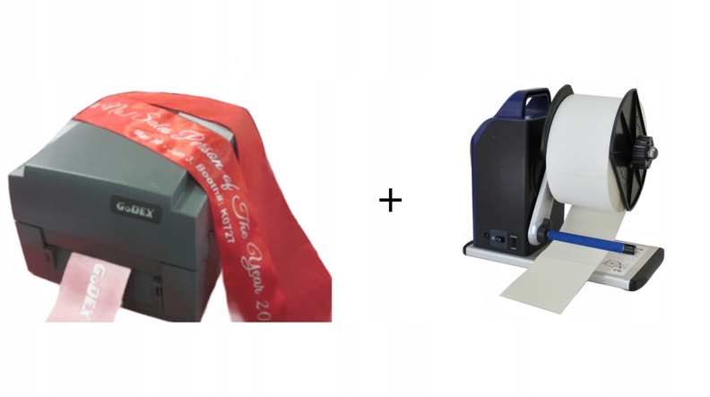 Set Tiskárna štítků Godex G500 termální 203dpi Usb navíječ Godex T10