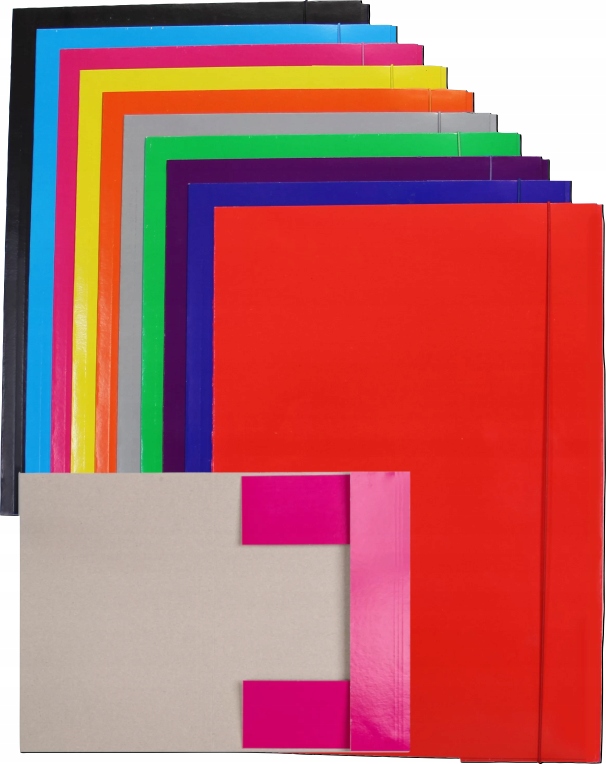 Teczka z gumką A4 Barbara mix kolor 10szt