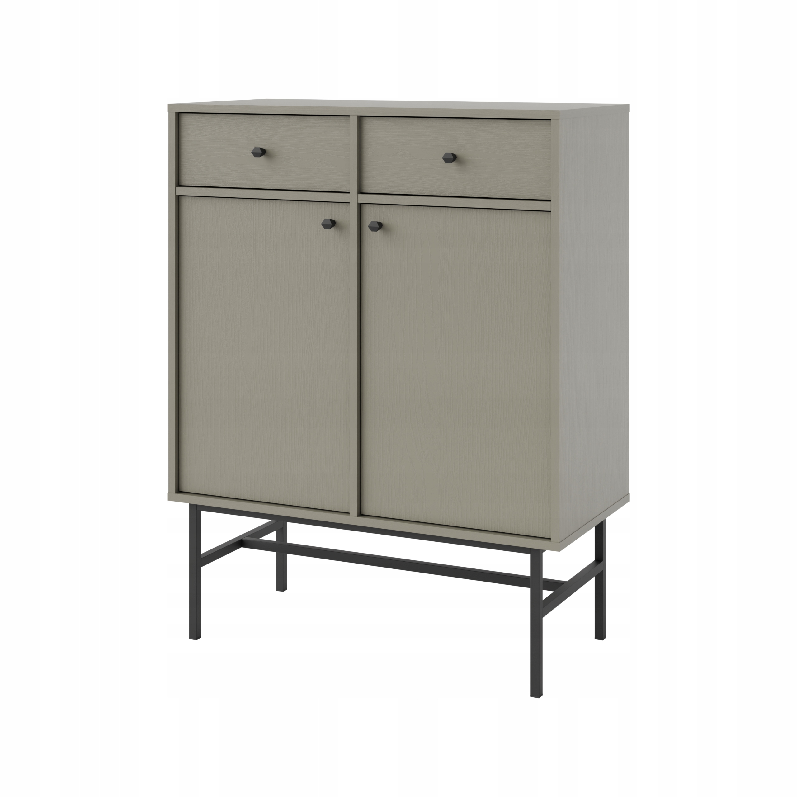 Komoda s zásuvkami do obývacího pokoje Sakai 3 2F 2S T826 Eukalyptus