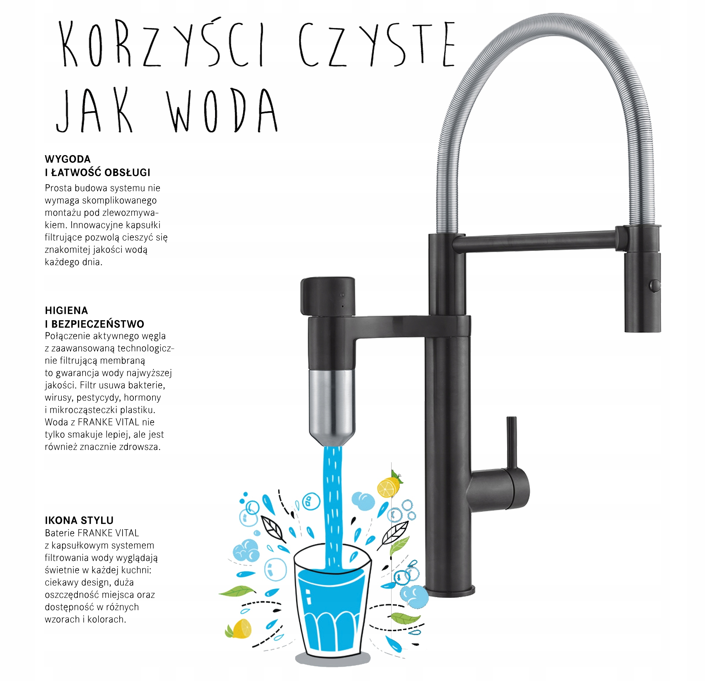 Filtr Franke Vital High Flow - Od Ręki Pojemność 0 l