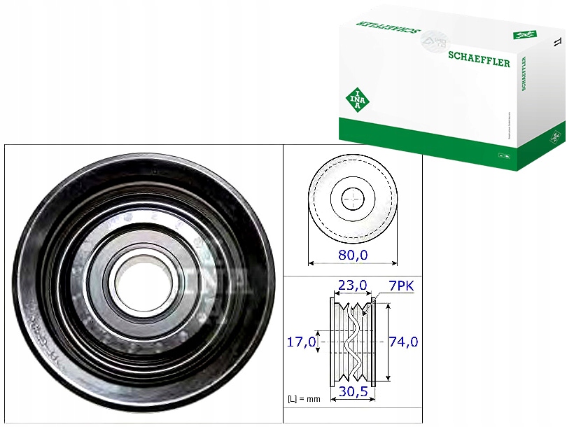 Váleček Napínáku Řemene Vícedrážkový Honda 2,0 08- Acc