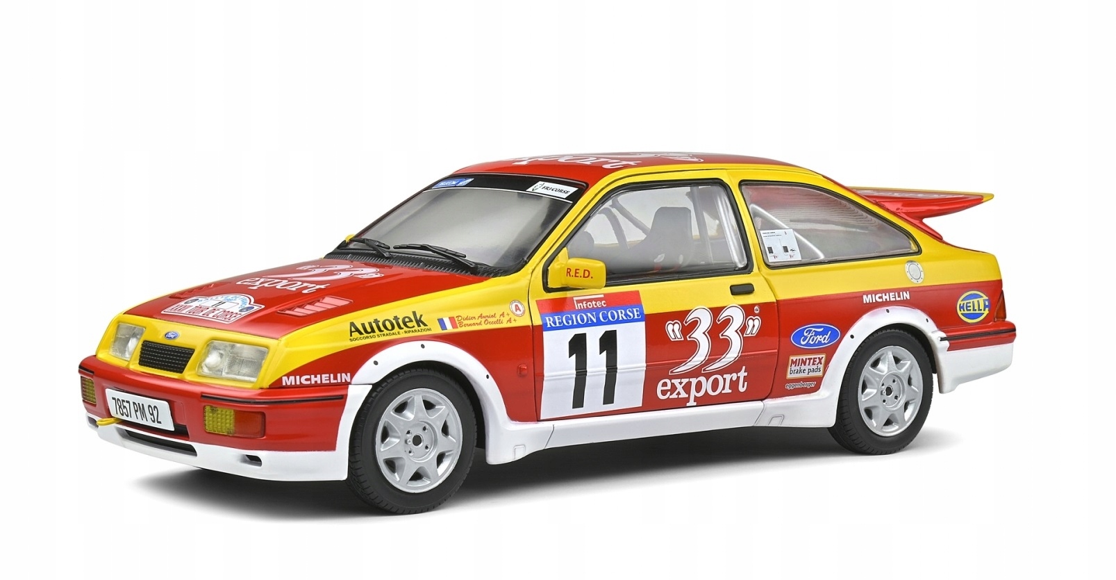 Solido Ford Sierra Cosworth Auriol Corse 1987 1:18