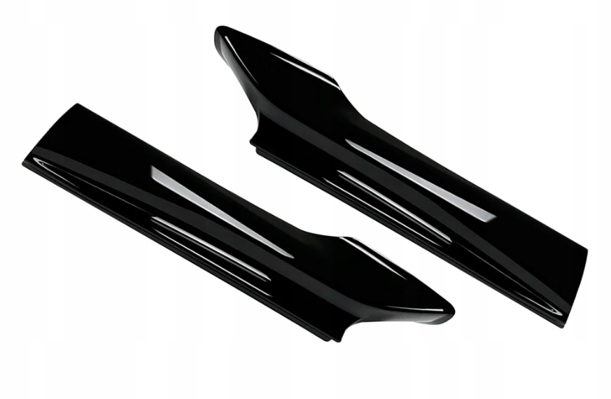 Bmw F10 F11 M Sport Flapsy Černý Lesk Splitter Přední Krytka Nárazníku