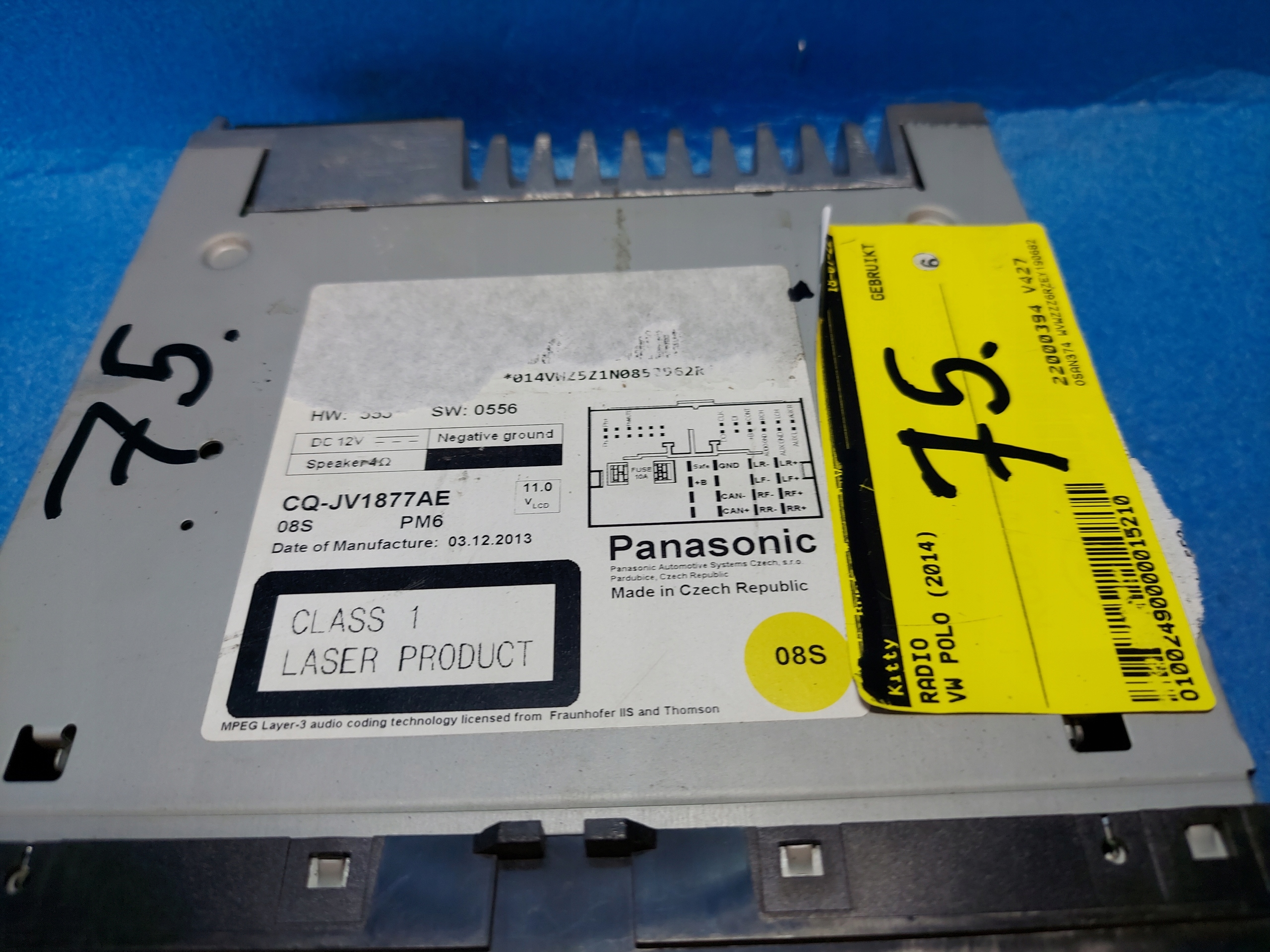 RADIO EKRAN POLO V 2014 R 5M0032156D
