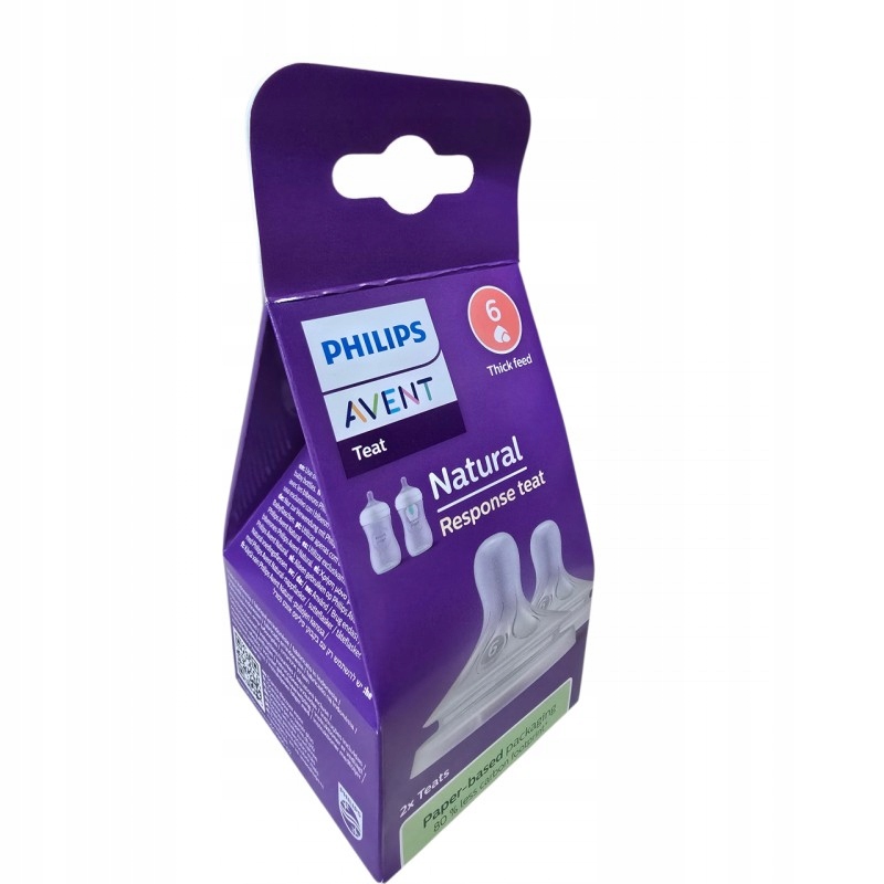 PHILIPS AVENT Smoczek Natural Response 2szt. kaszka 6m+ 966/02