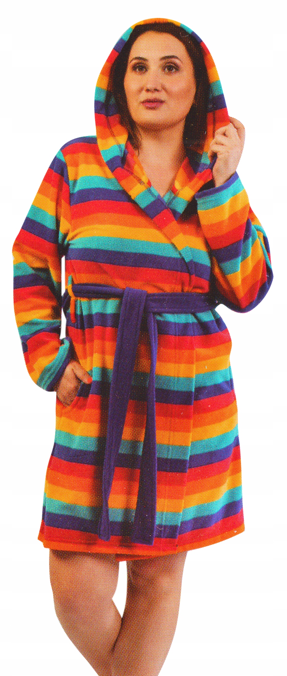 Dámský župan Vienetta Duha Polarový