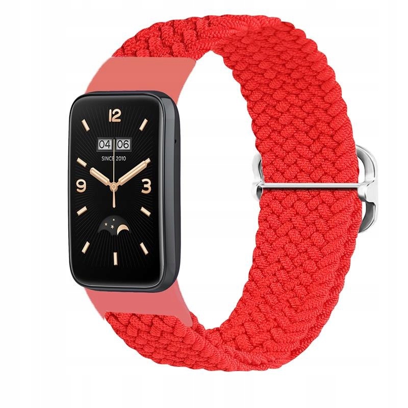 Pasek Pleciony Mi Band 7 Pro M7 Pro (3), Red Czerwony Telcon