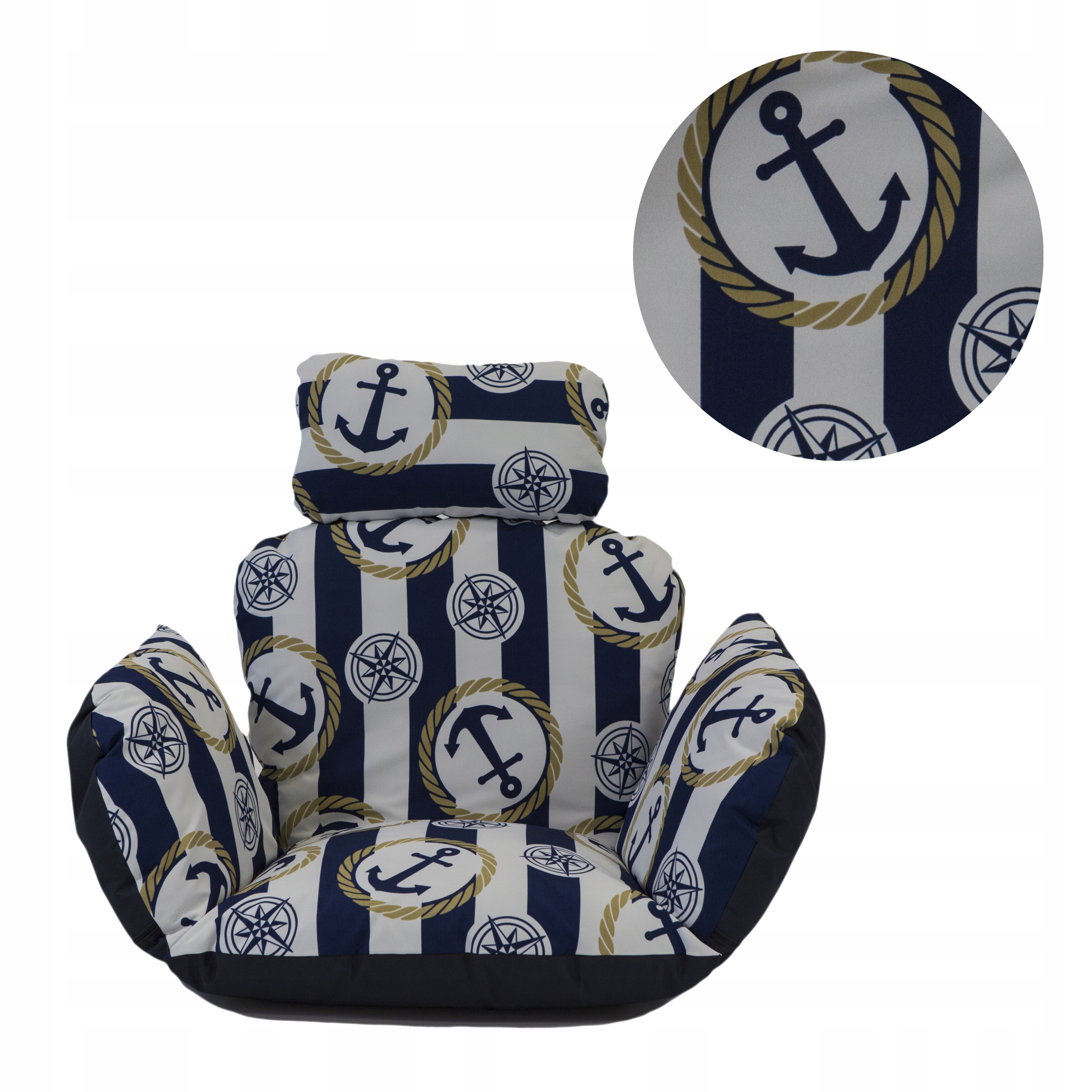 Voděodolný Polštář Na Závěsné Křeslo Zahradní Kokon Houpačka Houpačka 111