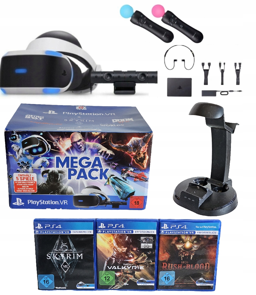 PlayStation VR - プレイステーション VR PlayStationVR MEGA PACK Amazon | PlayStation VR MEGA PACK【メーカー生産終了