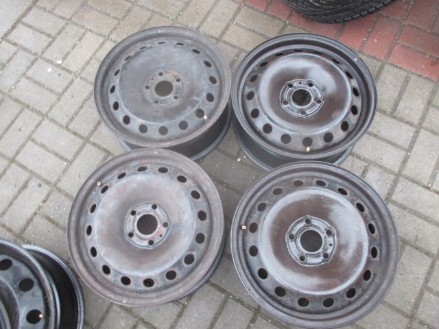 VW PASSAT GOLF V ET37 СТАЛЕВІ ДИСКИ 15