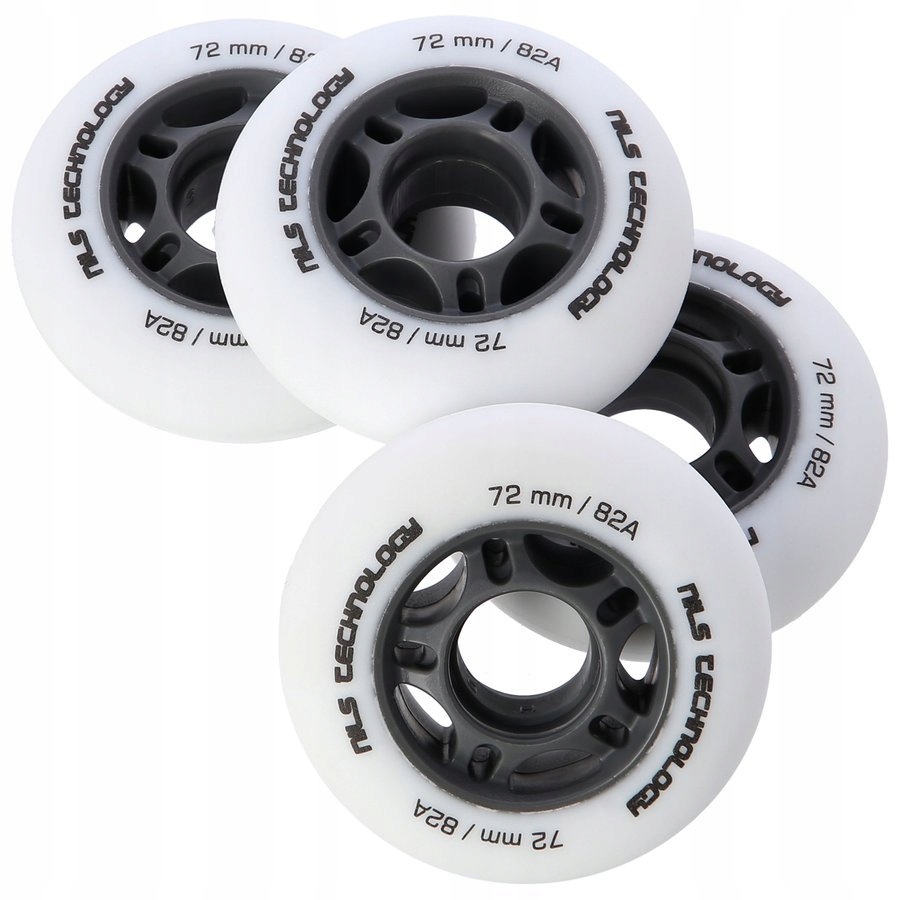 Zestaw 4x Kółka Do Łyżworolek 72 mm Kauczukowe Stan opakowania oryginalne