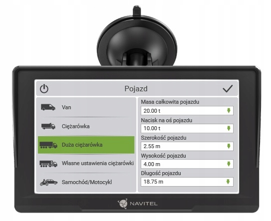 Navitel E777 Truck Navigácia pre nákladné vozidlá Tir Europa 47 Live