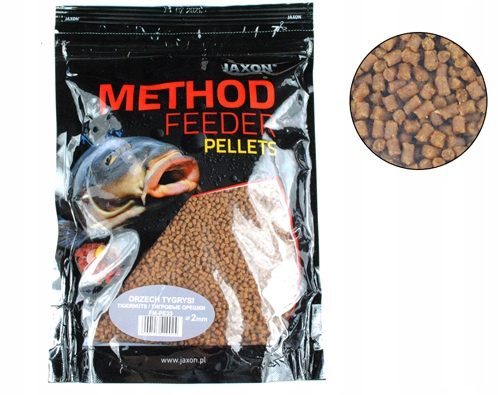 Pellet 2mm method feeder Jaxon orzech tygrysi 500g
