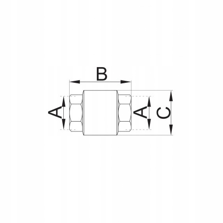 Zawór zwrotny 5/4 METALOWY GRZYBEK ...127 Marka inna