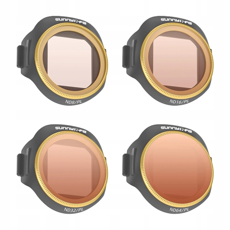 Sunnylife Sada 4 filtrů ND8/PL ND16/PL ND32/PL ND64/PL pro Dji Mini 5 Pro