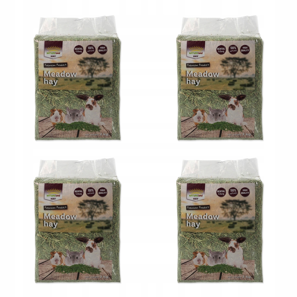 Levně Seno Nature Land z luk 2kg balení 4 ks