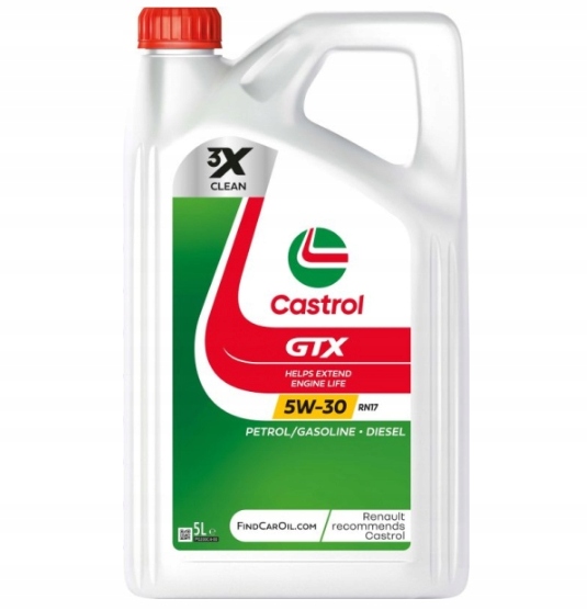CASTROL GTX 5W30 RN17 12L OLEJ SILNIKOWY RENAULT + ZAWIESZKA Kod producenta sdfsd