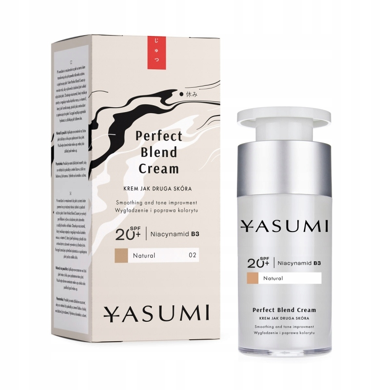 Yasumi Perfect Blend Natural wyrównany koloryt i odżywiona skóra
