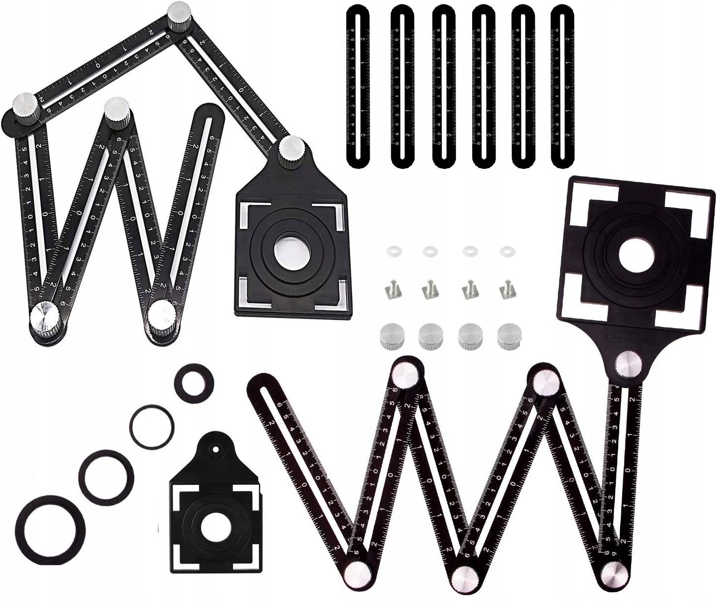 SZABLON PRZYMIAR WZORNIK ZNACZNIK DO WYZNACZANIA OTWORÓW KSZTAŁTÓW PŁYTEK