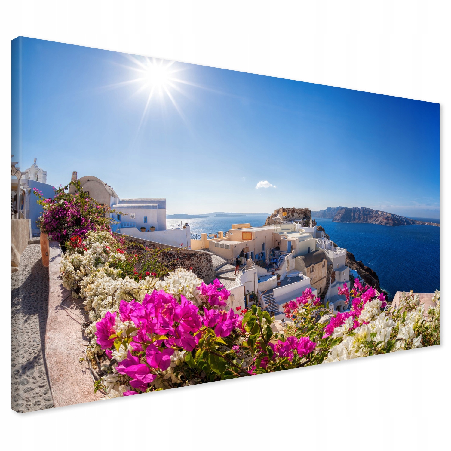 

Obraz na płótnie Santorini Grecja morze 100x70