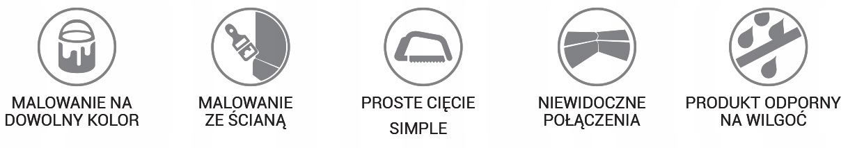 Listwy naścienne LPC-03 Creativa 2 cm Rodzaj listwa ścienna