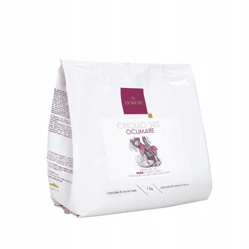 Levně Domori mléčná kuvertura Ocumare 38% dropsy 1kg