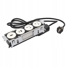 Nábytková zásuvka Disq'in 2P+Z/USB Legrand 654740