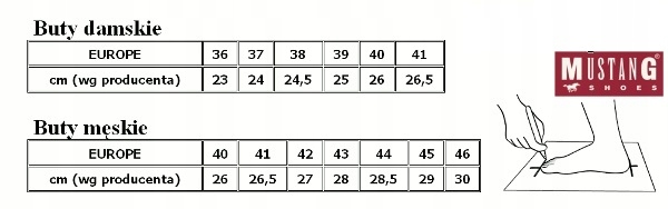 KOZAKI BUTY BOTKI MUSTANG DAMSKIE OBUWIE Roz.40 Nosek okrągły