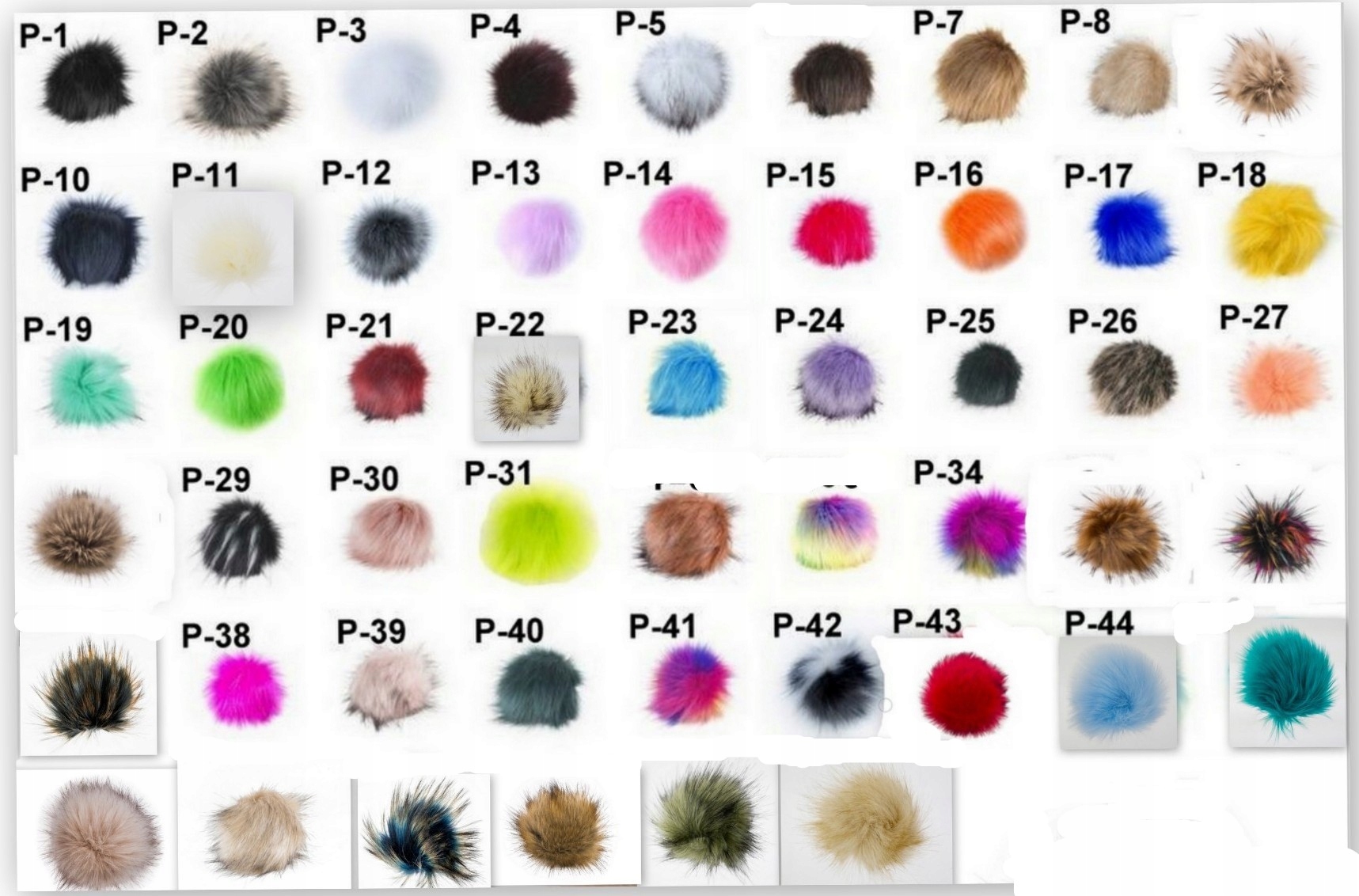 Bambule Na Čepici Eko Kožešina Liška 14-15 CM Balení 100KS