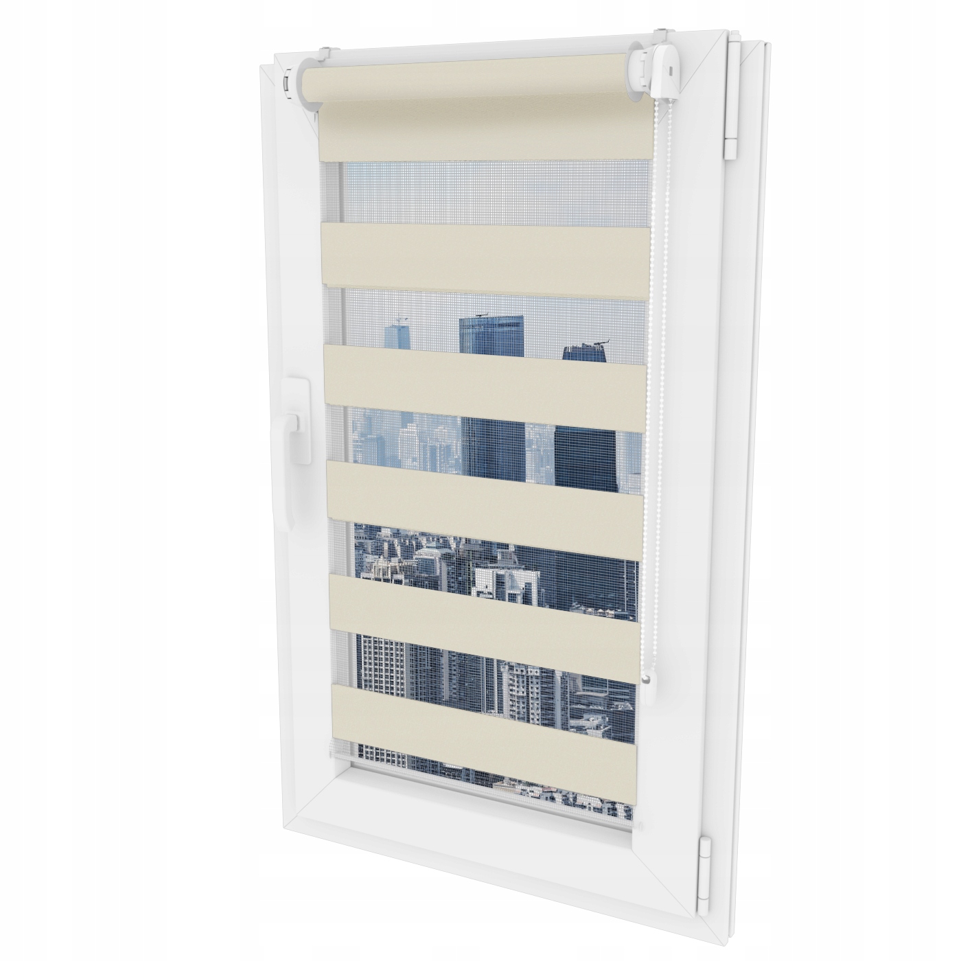 ROLETA DZIEŃ NOC LUX 45x150 NA WYMIAR KOLORY Typ montażu bezinwazyjny