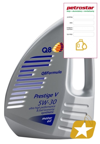 Q8 Formula Prestige V VX LL Pao 5W30 C3/C2