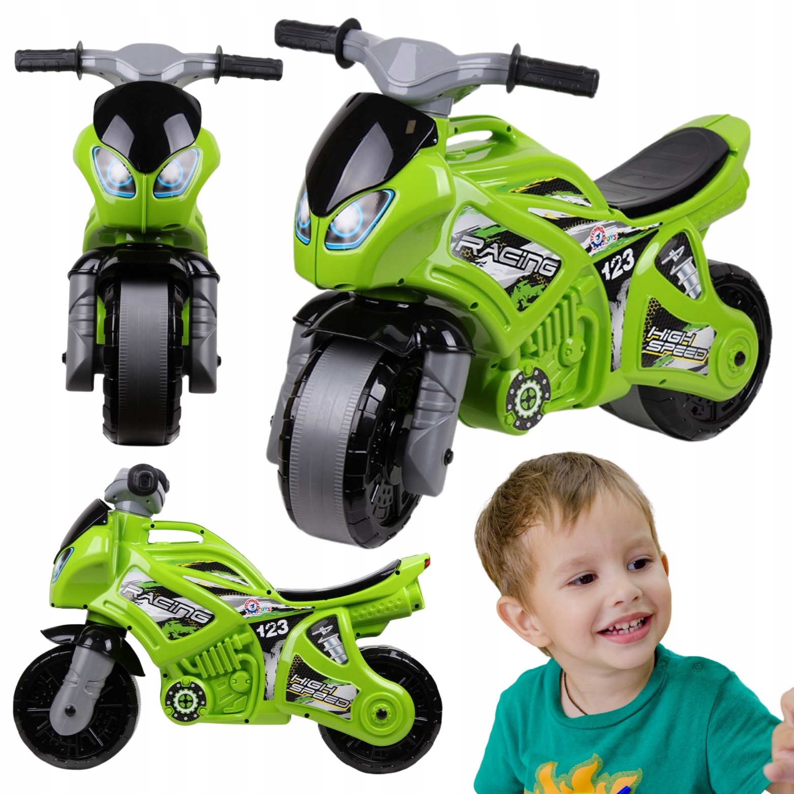 Motor Jeździk dla dzieci Motorek Biegowy Rowerek Technok 5859