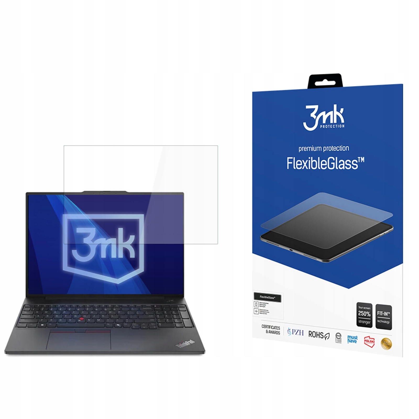 Sklo pro Lenovo ThinkPad P16s Gen 4 up to 17" 3mk FlexibleGlass