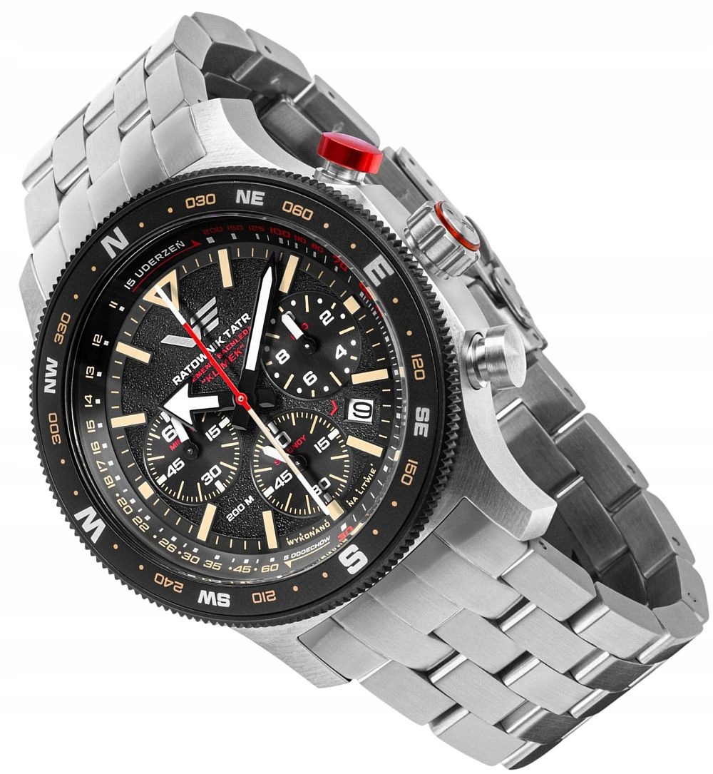 Hodinky Chronograf Vostok Europe 6S20-598ES16B Záchranář Topr Náramek