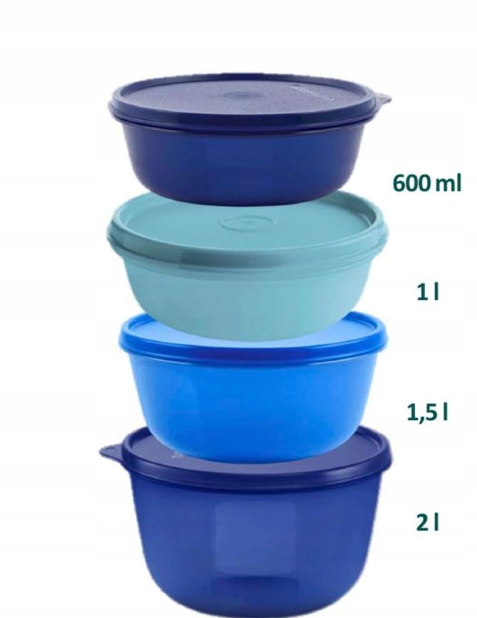 Tupperware Veľká Sada Misiek Do Chladničky originál