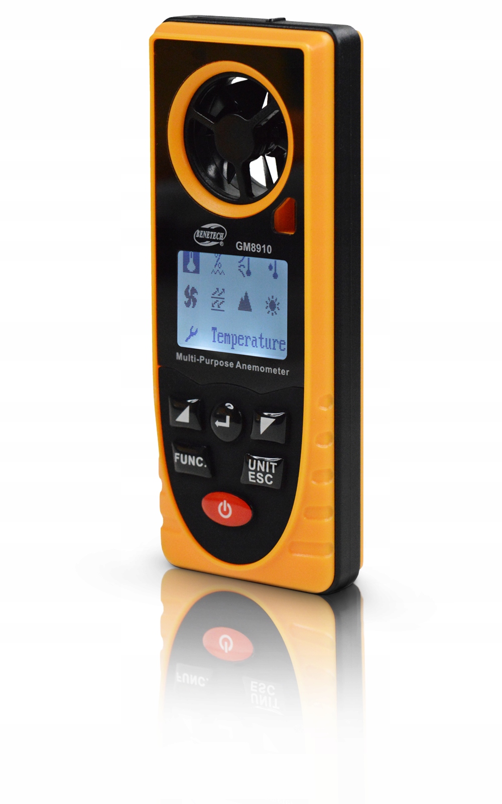 ANEMOMETR WIATROMIERZ WIELOFUNKCYJNY MIERNIK TEMPERATURY PRĘDKOŚCI WIATRU Marka Benetech