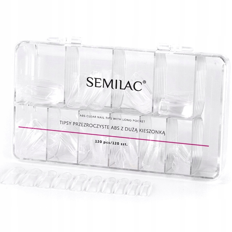 Semilac TIPSY CLEAR + KLEJ Isabellenails zestaw do przedłużania paznokci Marka Semilac