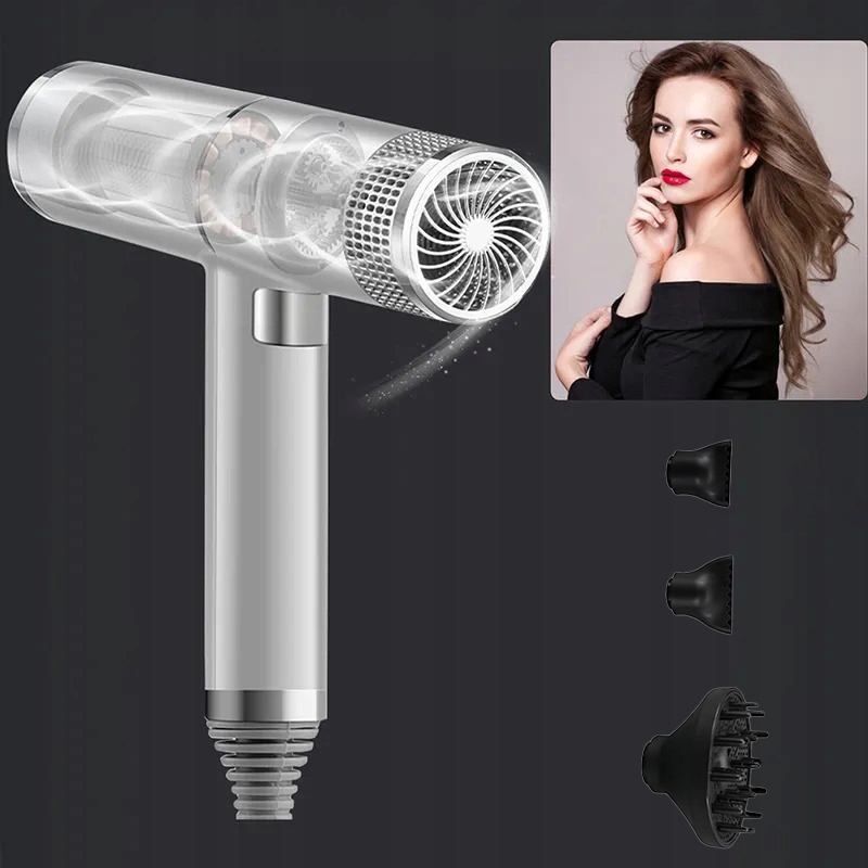 SUSZARKA DO WŁOSÓW JONIZACJĄ LEKKA 1000W + KONCETRATOR I DYFUZOR Marka inna marka