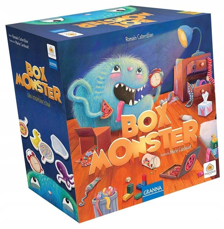 Familijna Gra Dla Dzieci Siedem Lat Gra Planszowa Box Monster, Granna Extra