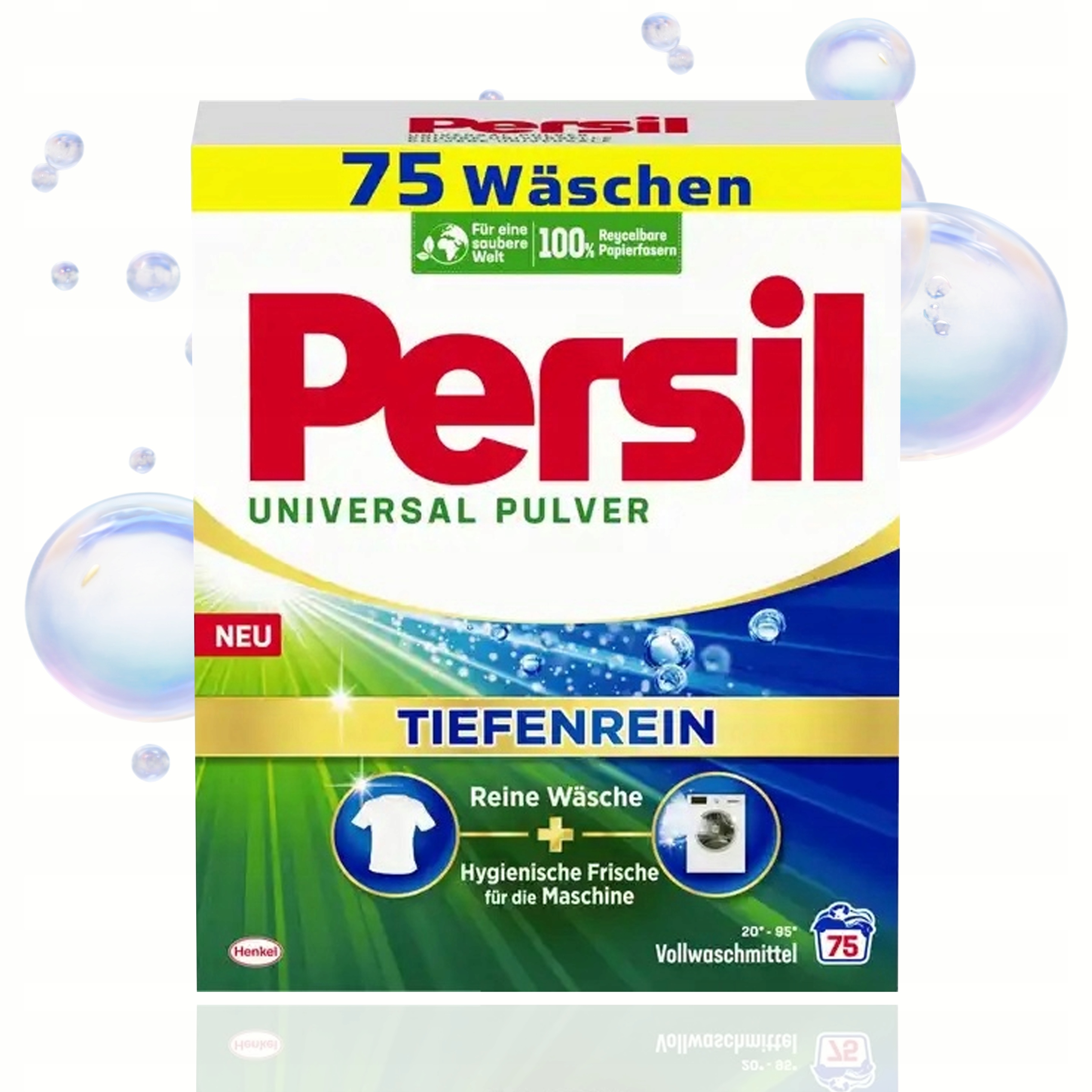 Proszek do Prania Uniwersalny Persil Tiefenrein 75 prań 4,5 kg z Niemiec