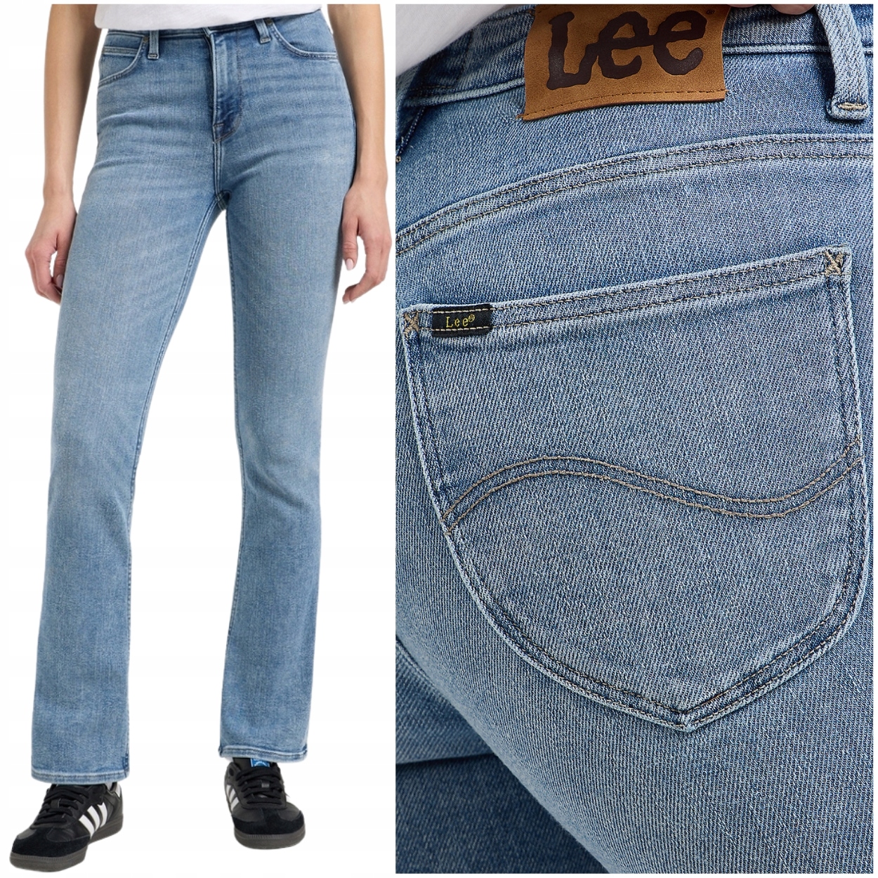 Lee Breese Boot Mid Strength rozšířené dámské džínové kalhoty W30 L33