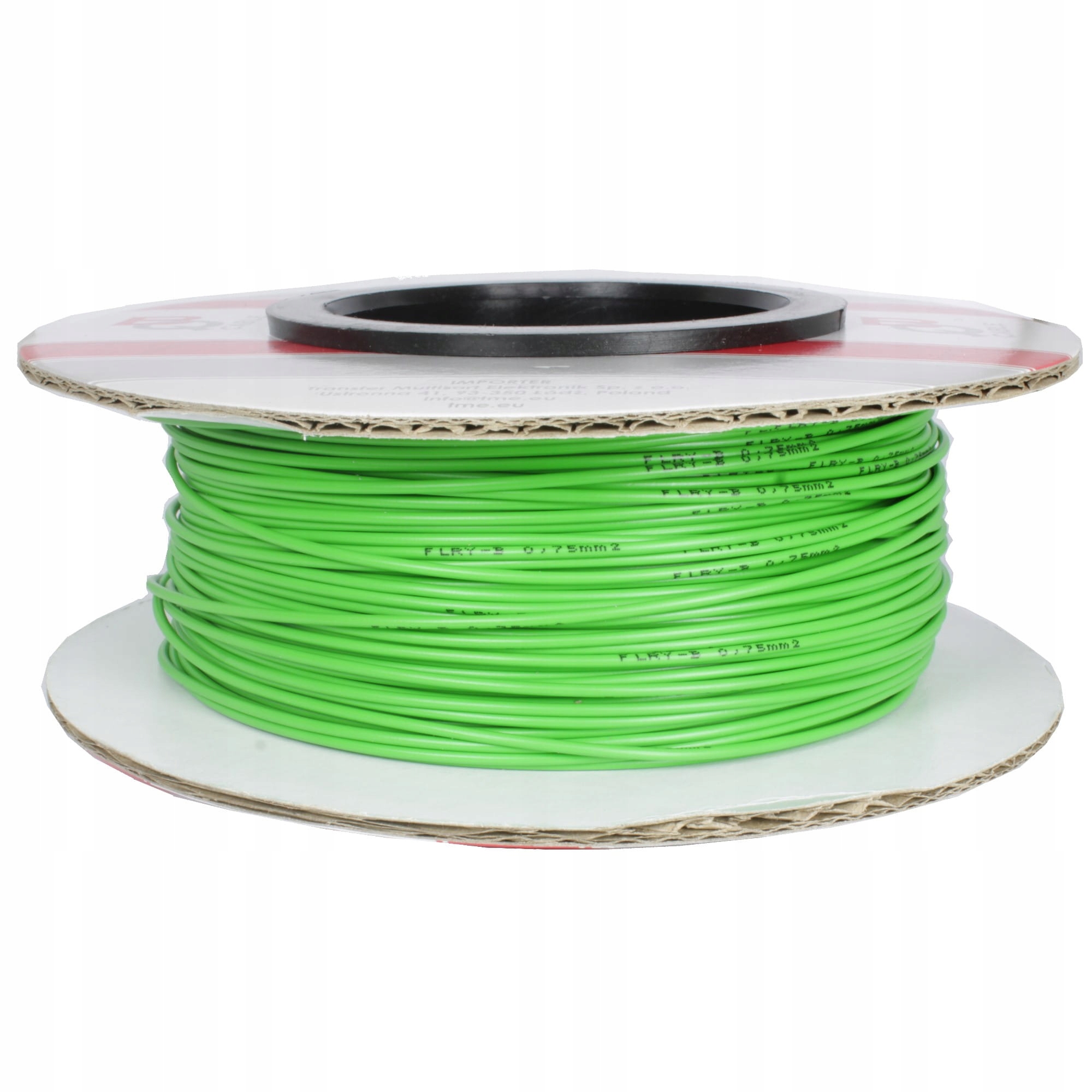 Kábel Flry-b 0,75 mm² (cievka 100 metrov) zelený