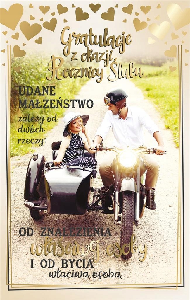 KARTKA OKOLICZNOŚCIOWA ROCZNICA ŚLUBU R04