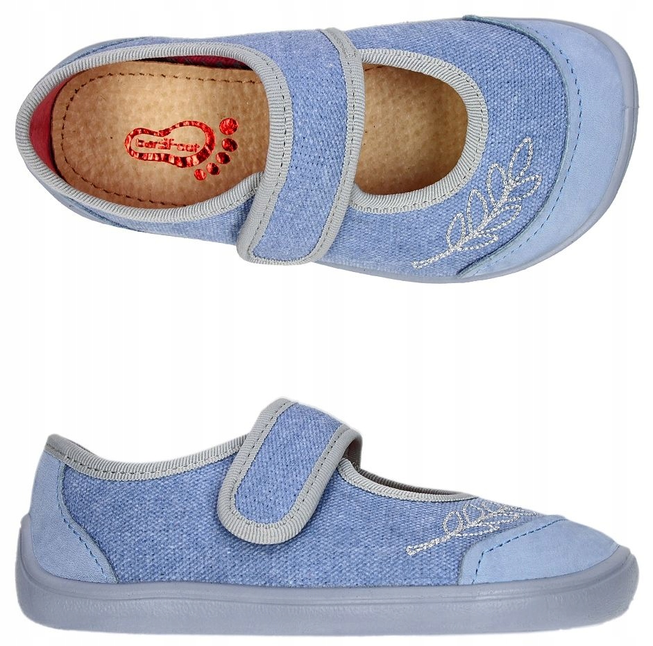 

27 3f Athena kapcie balerinki Barefoot 17 cm