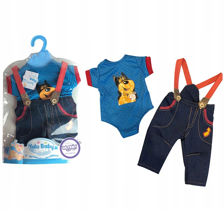 

Ubranko Dla Lalki Zestaw Szelki Body 43 cm Woopie