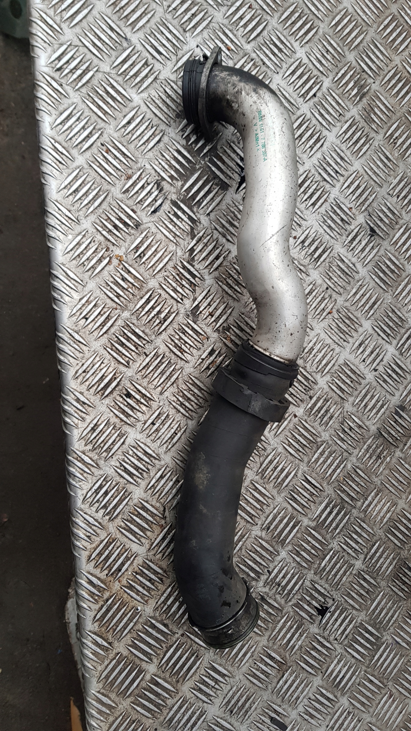 BMW E46 rohr Schlauch intercooler 2.0D