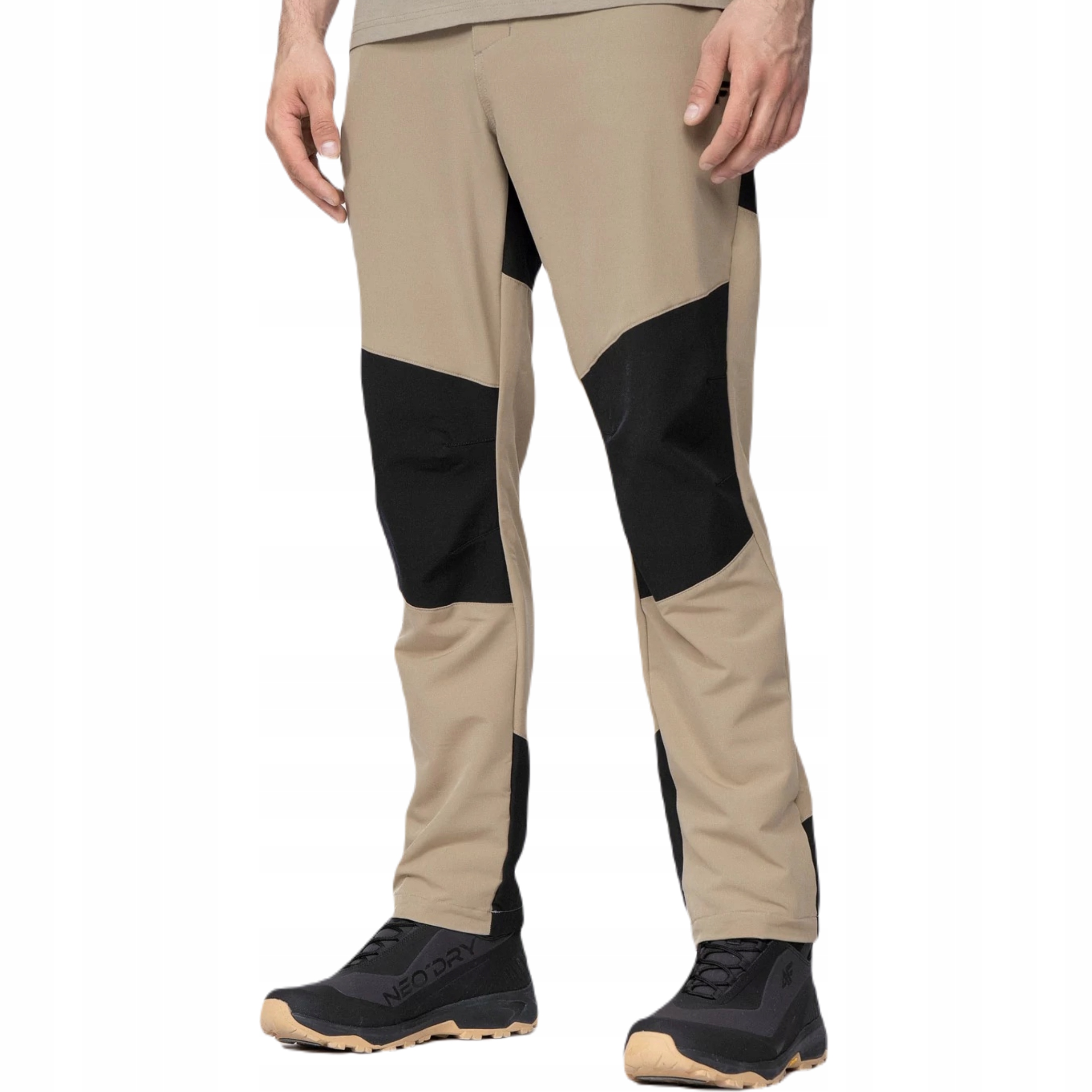 Męskie Spodnie Trekkingowe 4F Długie Krótkie Odpinane Nogawki Suwak M