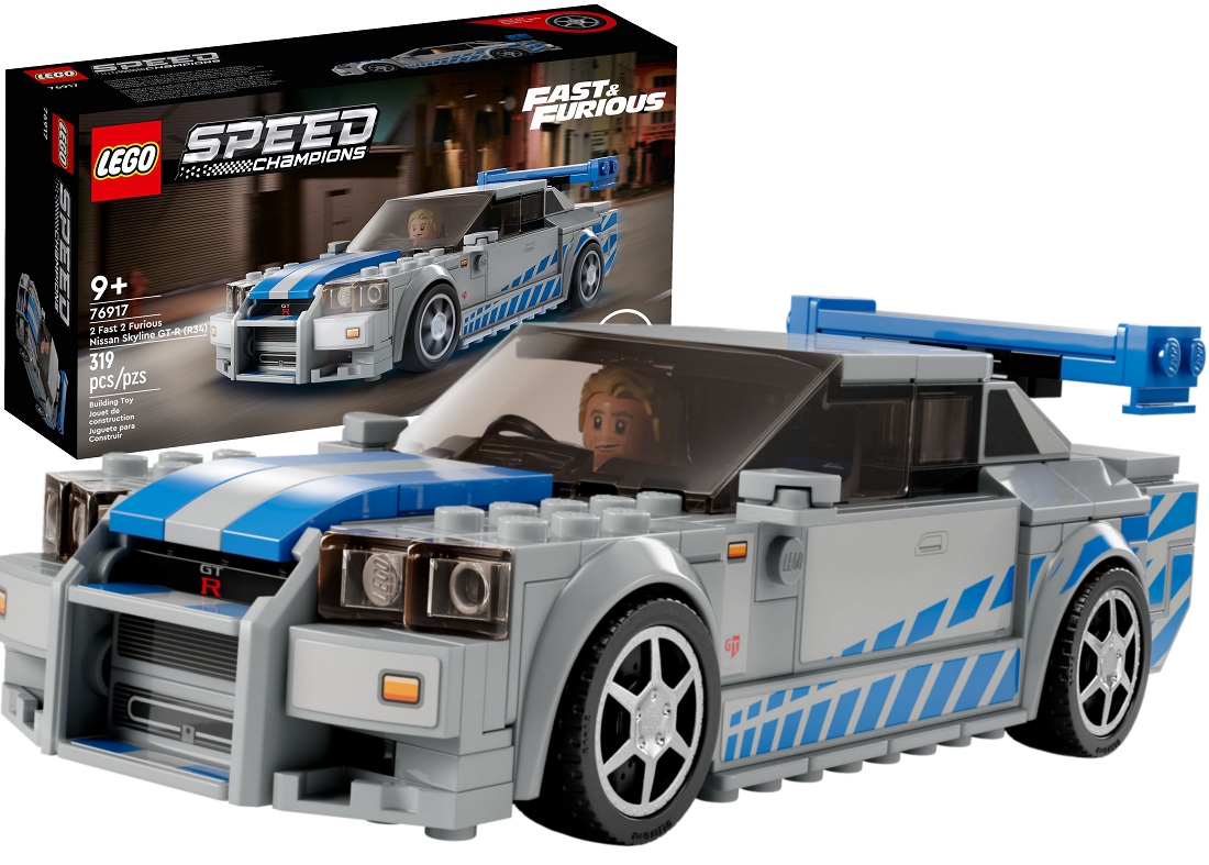 stavebnice Lego Speed Champions Rychle a zběsile Gt-R 76917