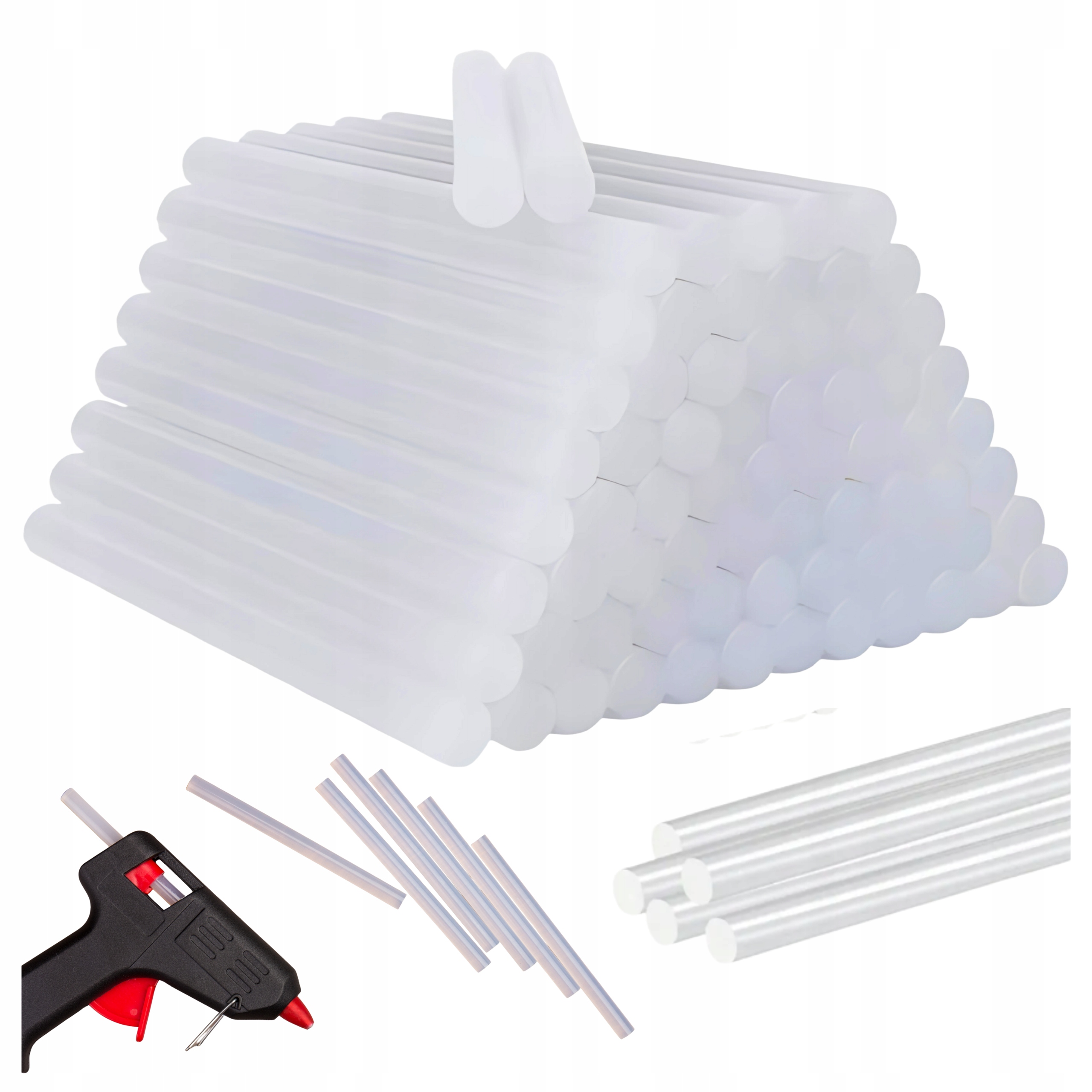 Lepidlo na horkou pistoli 11×250 mm 42 ks bílé univerzální Silné 4 ks