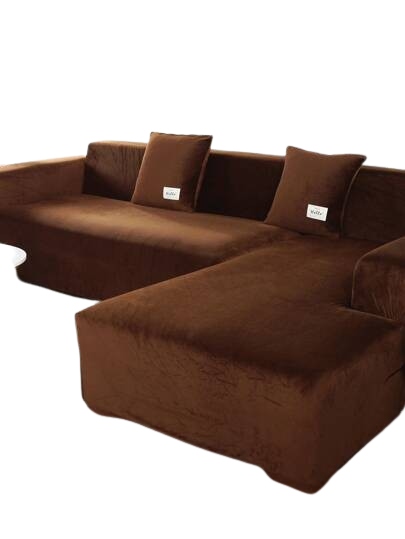 Shein Hnědý Potah Na Pohovku Ve Tvaru Písmene L 190-230 1 G